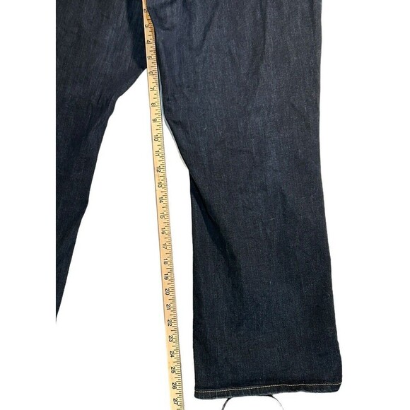 Lane Bryant Bootcut Jeans Women's Size 20 SHORT Dark Blue Stretch Genius Fit - Picture 5 of 5